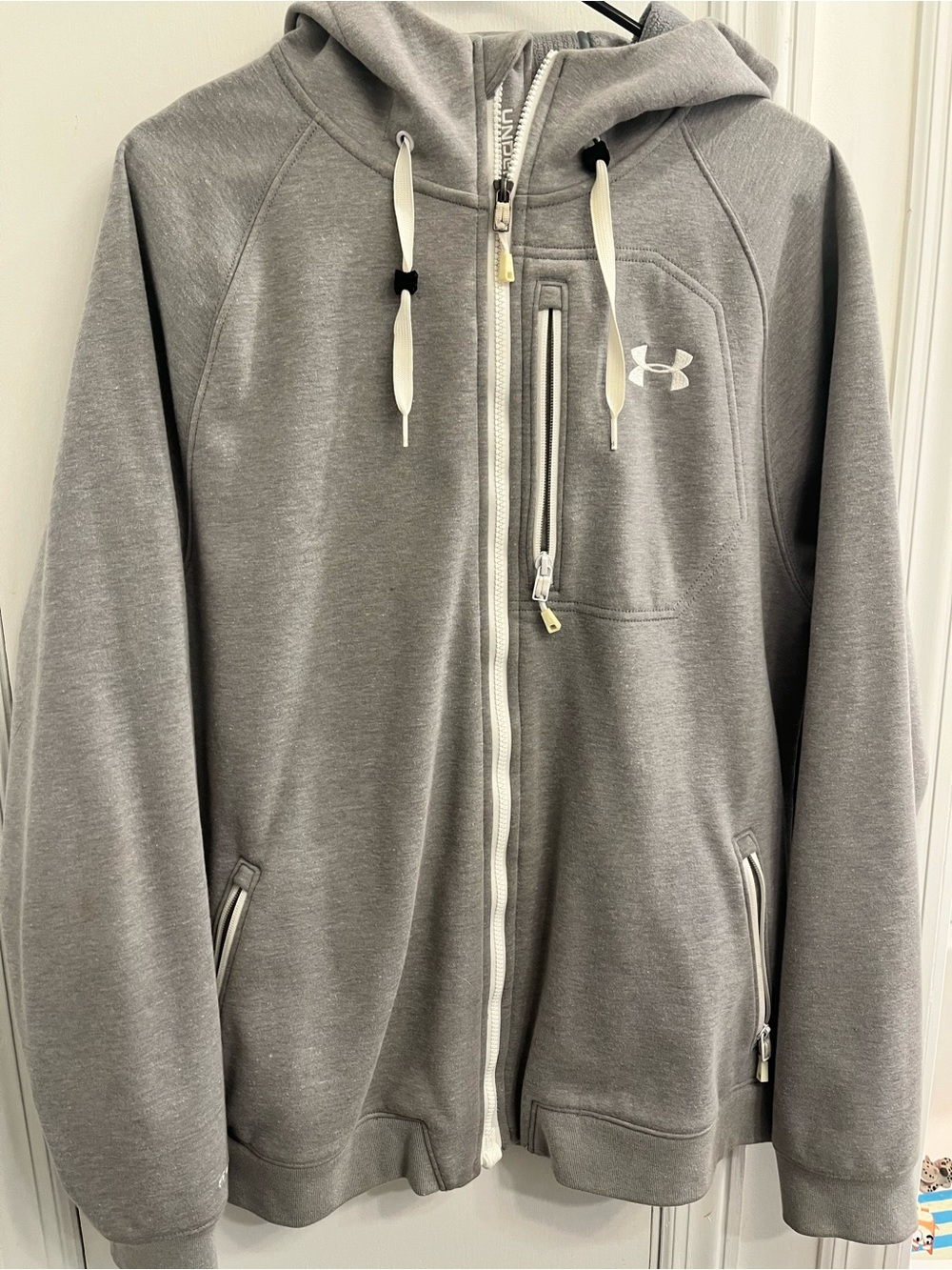 Under armour men’s size large full zip hoodie sweatshirt